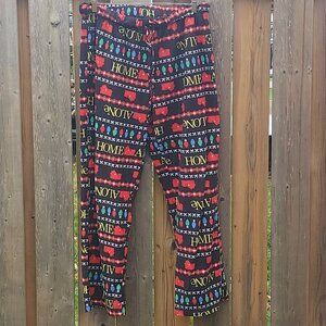 FUN Home Alone Movie Pajama Pants Men's Size Large Ugly Christmas Sweater Print